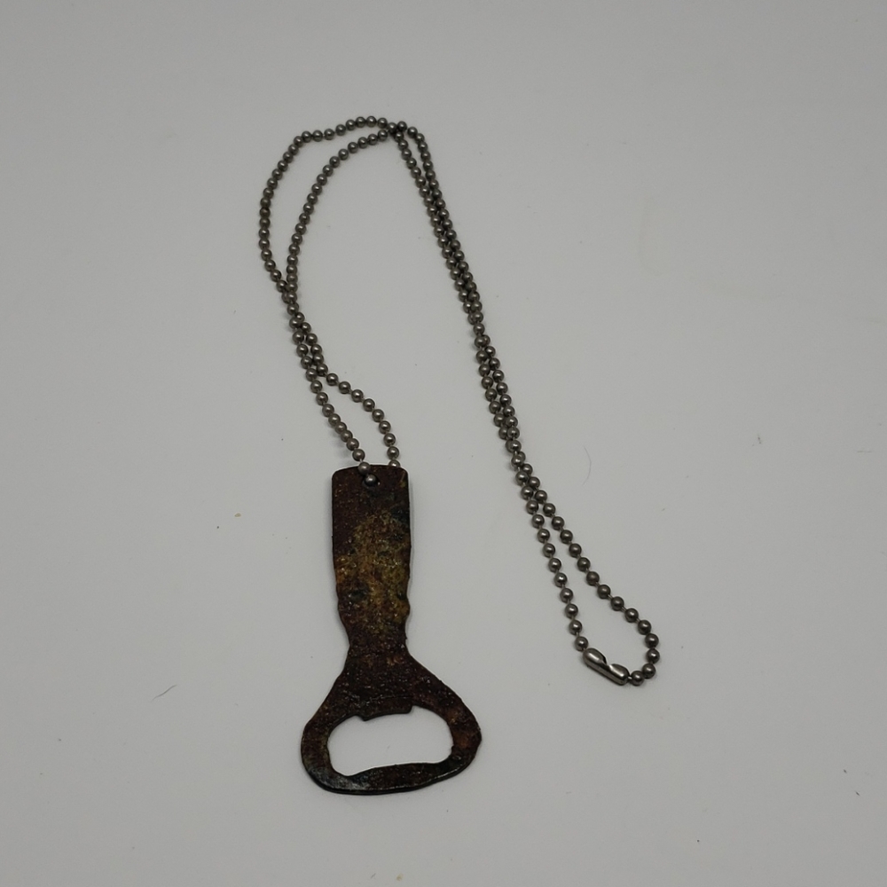 Bottle opener necklace